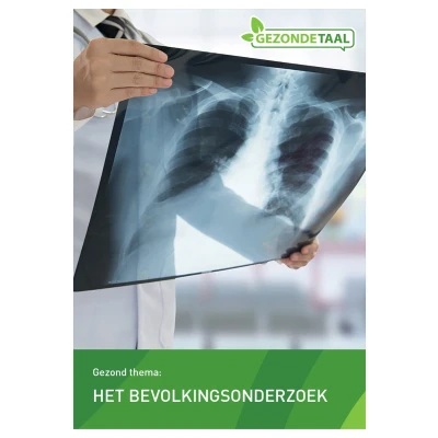 Afbeelding van Gezonde Taal Het bevolkingsonderzoek