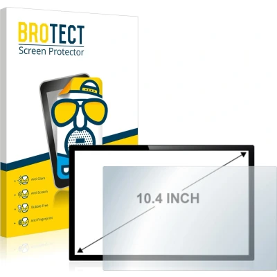 Afbeelding van BROTECT Screenprotector voor Touch Panel PC&#039;s met 10.4 inch Schermen [210 mm x 158 mm, 4:3] Folie Beschermfolie matte (2 Stuks)