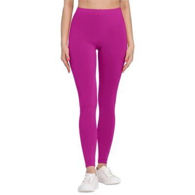Afbeelding van Bellivalini BLV BLV50 147 LE Dames Leggings Sport Vrijetijdsbroek Lang Viscose Sporbroek Yogabroek Fuchsia2 S