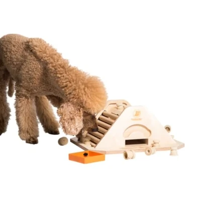 Afbeelding van My Intelligent Pets Hondenpuzzel Pyramide Hondenspeelgoed Honden Speelgoed Snuffelmat hond voor de
