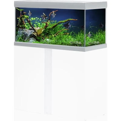 Afbeelding van Akvastabil Fusion Aquarium 80 Aquaria 80x40x49 cm Zilver Wit Ca. 144 L