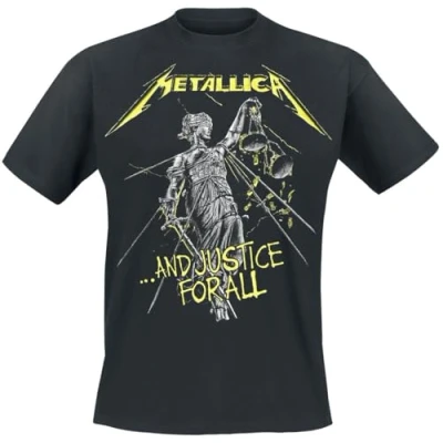 Afbeelding van Metallica And Justice For All Tracks Heren Tshirt 2XL Zwart