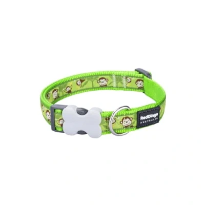 Afbeelding van Hondenhalsband Red Dingo STYLE MONKEY LIME GREEN 15 mm x 24 36 cm
