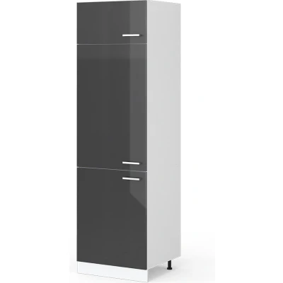 Afbeelding van Vicco Universele voorraadkast R Line, Antraciet Hoogglans/Wit, 60 cm met deuren