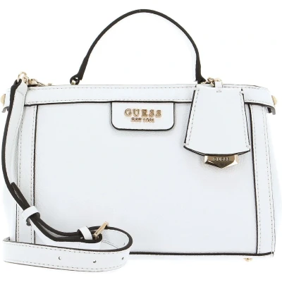Afbeelding van Guess ECO ANGY Small Society Satchel Handtas, Dames, Maat: One Size, White