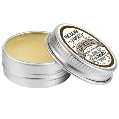 Afbeelding van Mr Bear Family Lipbalm Lippenbalsem, Heren, Maat: 15 ml, Coconut