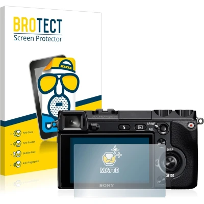 Afbeelding van BROTECT Screenprotector voor Sony Alpha NEX 7 Folie Beschermfolie matte (2 Stuks)