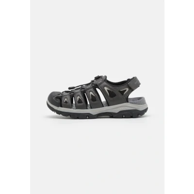 Afbeelding van Skechers Tresmen Fisher Outdoorsandalen, Heren, Maat: 43, Grey Textiel/ synthetisch