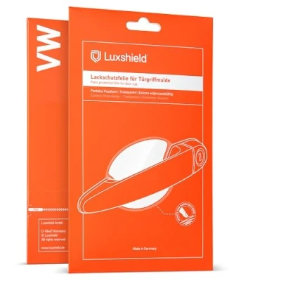 Afbeelding van Luxshield Beschermfolie voor autodeurgreep T6 I 2015 2022, krasbestendig, lakbescherming, transparant, glanzend, zelfklevend
