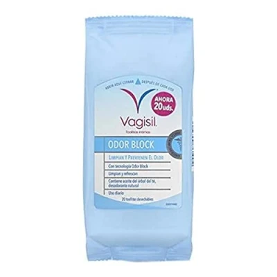 Afbeelding van Intieme doekjes Vagisil Odor Block 20 Stuks