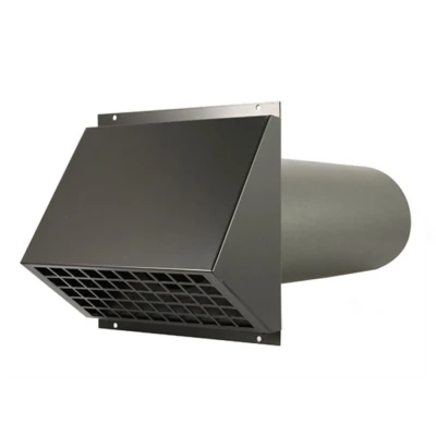 Afbeelding van Geveldoorvoer WTW Ø200mm zwart inclusief buis 35016002