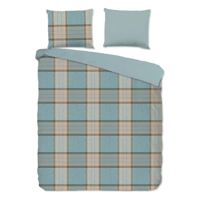 Afbeelding van Good Morning Dekbedovertrek &quot;ruit&quot; Multi (200x200/220 cm) Katoen Flanel