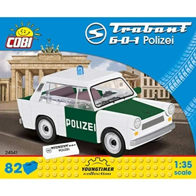 Afbeelding van Cobi Youngtimer Bouwpakket Trabant 1:35 Polizei 82 delig 24541