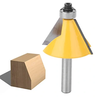 Afbeelding van Schachtfrees, afschuiningsfrees, afschuining, 8 mm afschuining met lager, snijgereedschap, (30)