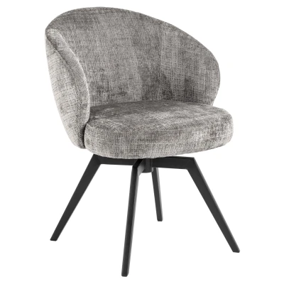 Afbeelding van Hjem Interiors Marla Grijs Draaistoel