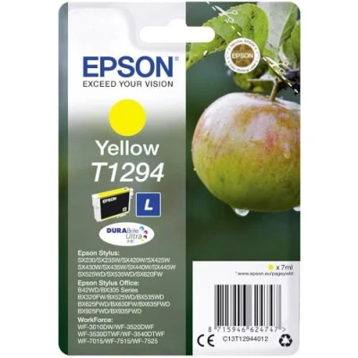 Afbeelding van Epson T1294 (C13T12944012) Inktcartridge Geel