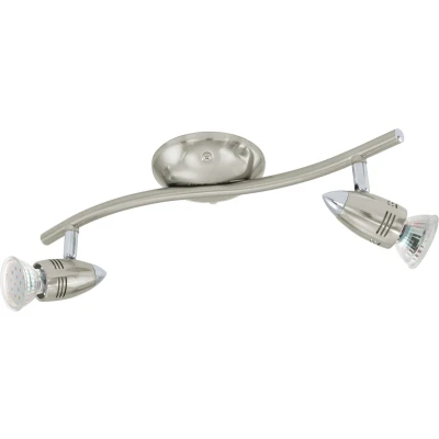 Afbeelding van EGLO Magnum Plafondspots 2 Lichts LED Nikkel Mat, Chroom
