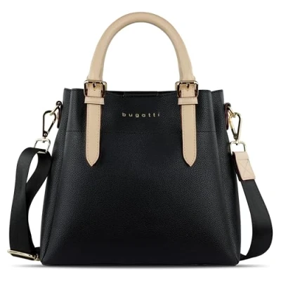Afbeelding van bugatti Ella dames handtas L grote draagtas, zwart., M