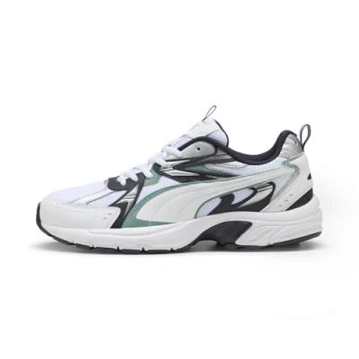 Afbeelding van Puma Sneakers laag, Heren, Maat: 42, White green moon new navy Schoenen