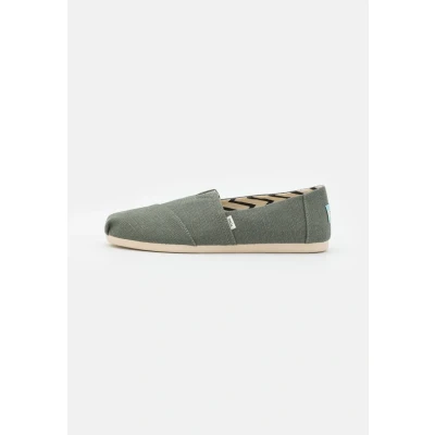Afbeelding van TOMS Alpargata Instappers, Dames, Maat: 36.5, Green Textiel