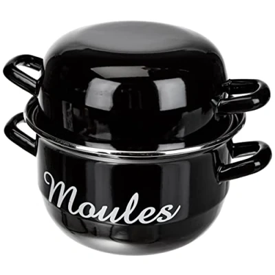 Image de Marmite à moules 18cm noire Baumalu 312852