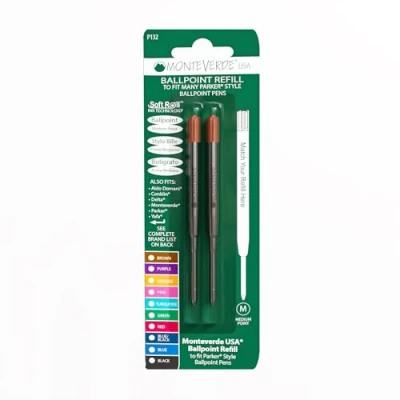 Afbeelding van Monteverde Soft Balpenvulling (Parker) Medium Brown 2 Pc