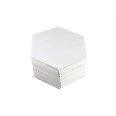 Afbeelding van Apostrophe Games Set van 120 blanco zeshoekige kaarten (matte afwerking) 83 mm x 95