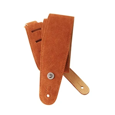 Image de D&#039;Addario 25SS02 DX Sangle de guitare en daim, coloris miel