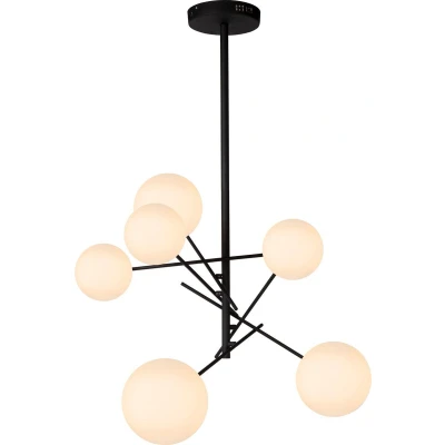 Afbeelding van Lucide ALARA Hanglamp 6xG4 Zwart