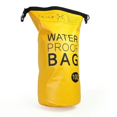 Afbeelding van Eurocatch Waterdichte Dry Bag Duffel Tas Geel 10 liter