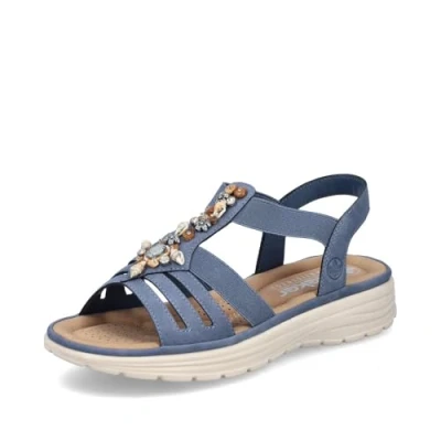 Afbeelding van Rieker Sandalen Dames Blauw