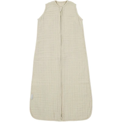 Afbeelding van Meyco baby Uni zomerslaapzak pre washed hydrofiel soft sand 60cm 0.5 TOG