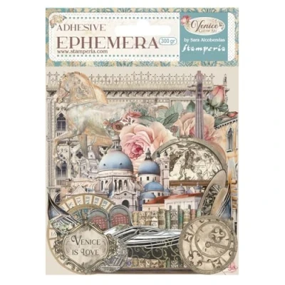 Afbeelding van Stamperia Venice City of Art Ephemera (40pcs) (DFLCT65)