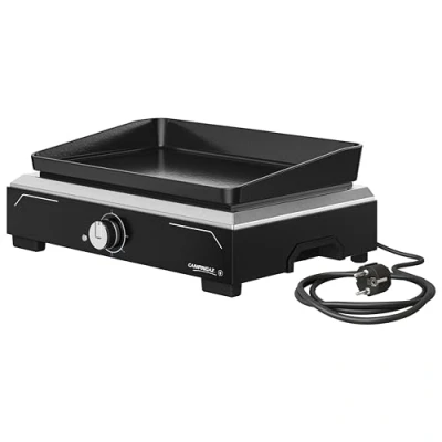 Afbeelding van Campingaz Electric 1 XD Plancha elektrische grill volledig gemonteerd gietijzeren bakplaat