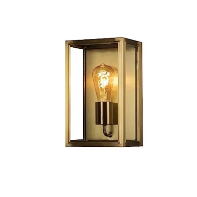 Afbeelding van Konstsmide Carpi Messing 7347 800 Buitenlamp (wand) E27
