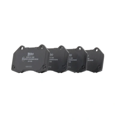 Afbeelding van VALEO 302072 Remblokkenset FIRST Vooras Excl. slijtage waarschuwingscontact Met anti kreukplaat RENAULT: CLIO 3, MEGANE 3 Coupe, 2
