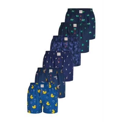 Afbeelding van Phil &amp; Co. Berlin 6PACK Classic Boxershorts, Heren, Maat: Medium, Set