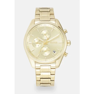 Afbeelding van BOSS Grand TOUR Ladies Chronograaf goldcoloured, Dames, Maat: One Size, Gold coloured