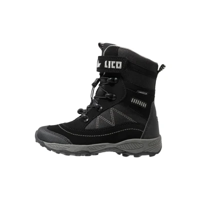 Afbeelding van LICO Sundsvall Snowboots voor kinderen, Maat: 29, Schwarz/grau Imitatieleer/ textiel