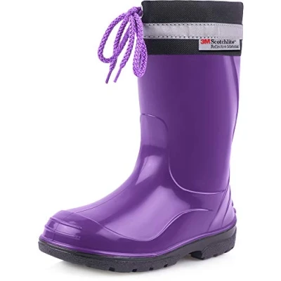Afbeelding van Ladeheid LA LMG 939 Oli Dames Regenlaarzen Rubber Hoog PVC Waterdicht Violet 26