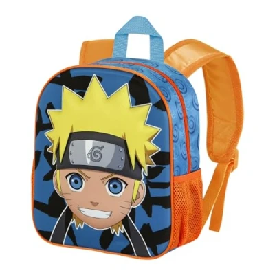 Afbeelding van Naruto Sac À dos 3D Petit à Watching Mixte enfant (lot de 1), Bleu Happy, Taille unique,