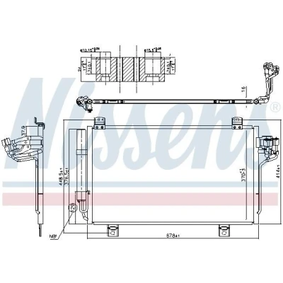 Afbeelding van Nissens Airco condensor 940775