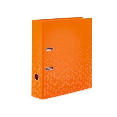 Afbeelding van HERMA 20124 ordner, A4, kleur oranje, 7 cm breed, motief karton, met binnenprint, voor school en kantoor, stevige ringmap van jongens meisjes