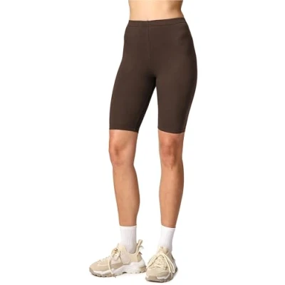 Afbeelding van Merry Style MS MS10 145 LE Dames Leggings Sport Vrijetijdsbroek Kort Viscose Sporbroek Yogabroek Bruin S