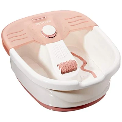 Afbeelding van Revlon RVFB7021PE Elektrisch voetenbad Met Warmhoudfunctie Bubbelmassage 9 Delige Nagelverzoringsset