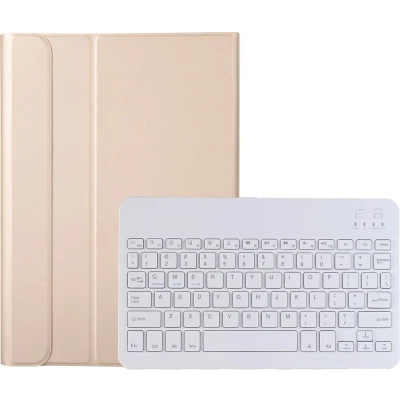 Afbeelding van Case2go Bluetooth Toetsenbordcase voor Samsung Galaxy Tab A9 Plus (2023) QWERTY Keyboard case Goud