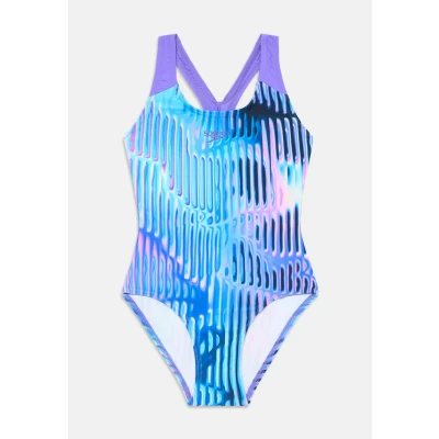 Afbeelding van Speedo Digital ALL OVER Splash BACK Badpak voor kinderen, Maat: 164, Indigo glow