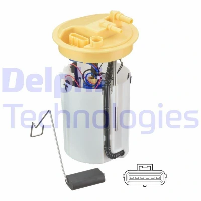 Afbeelding van DELPHI FG2495 12B1 Brandstoftoevoereenheid Zonder pakking druksensor Diesel