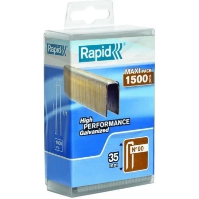 Afbeelding van Rapid 5000126 Nieten No. 90 Gegalvaniseerd 35mm (1500st)
