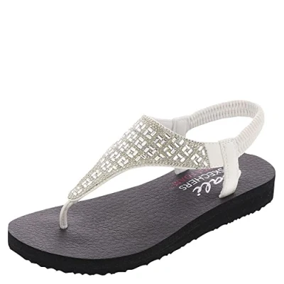 Afbeelding van Skechers Damessandalen, Wit.